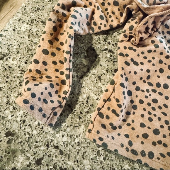 Polka Dot Ruffle Sleeve Kids Top - Picture 5 of 7